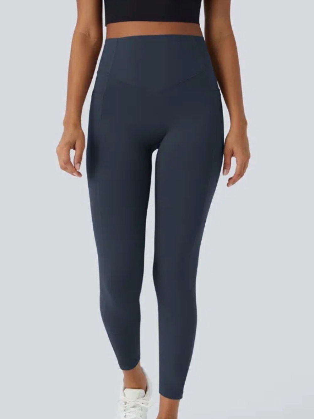 Halara UltraSculpt High Waisted Scrunch Butt Leggings Size Small Blue